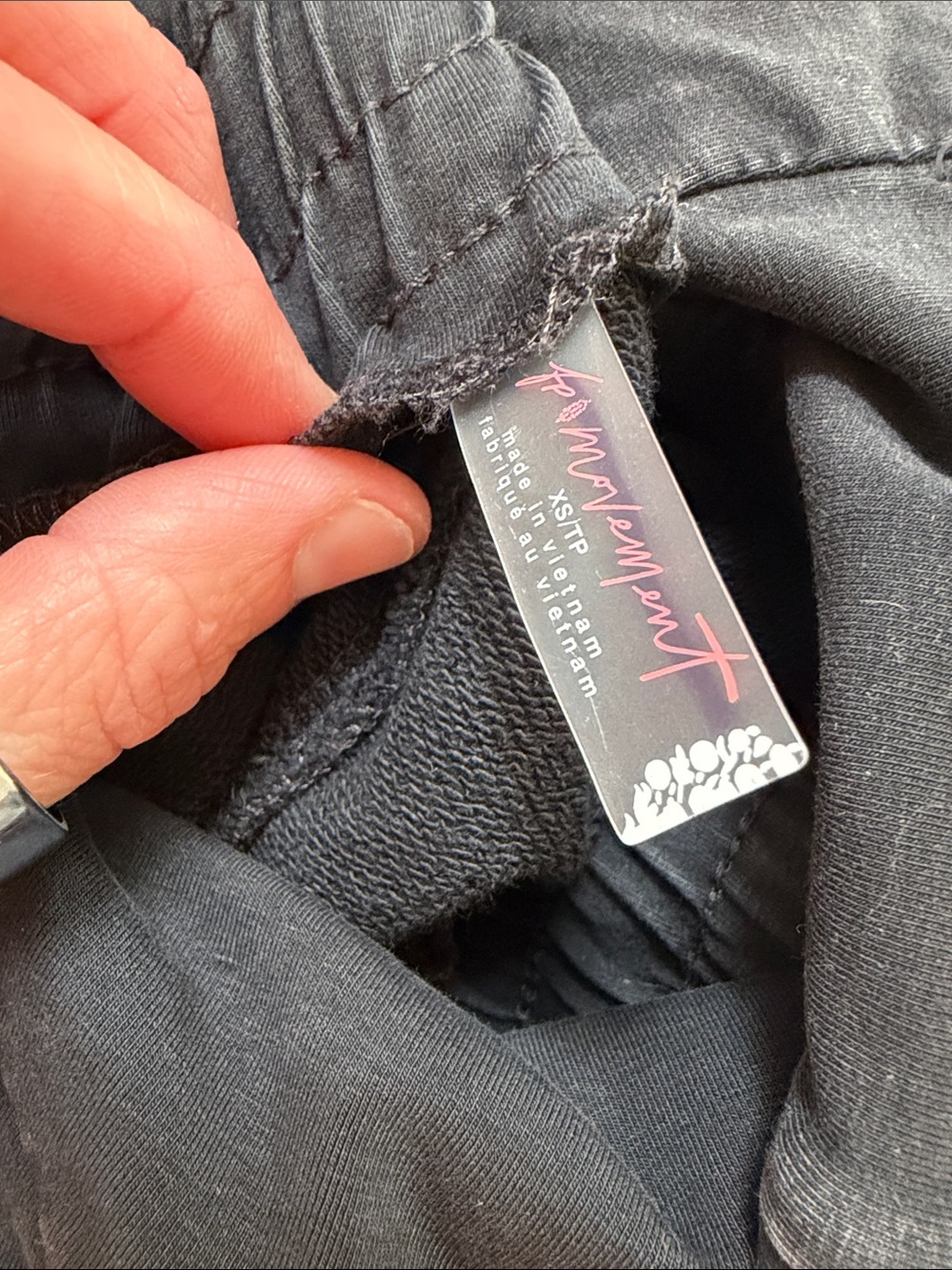 NWOT FP Movement by Free People Inbound Onesie in Washed Black | Size XSmall - Picture 5 of 7
